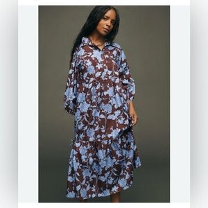 Maeve Bettina Tier Cotton Dress